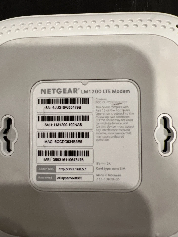 Netgear LM1200 4G LTE Broadband Modem - White - Tested And Reset - Image 3 of 3