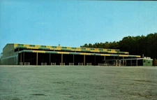 Warwick Musical Theatre Building Parking Lot View Route 2 Rhode Island Postcard