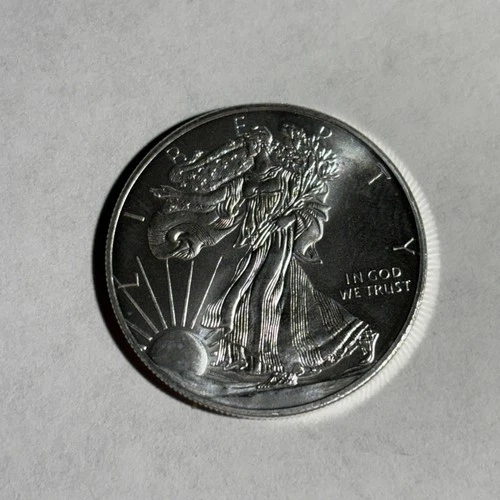 Quarter (1/4) Silver Ounce Eagle - Golden State Mint - .999 Fine - American Flag