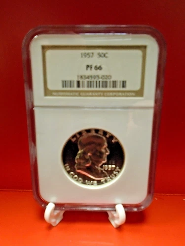 1957 United States Franklin Silver Half Dollar NGC PF 66 Proof
