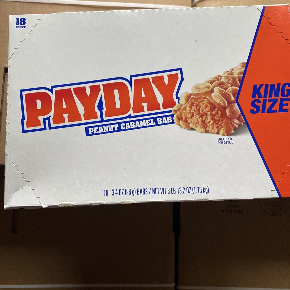 HERSHEY'S Payday King Size Bars , 18 Count