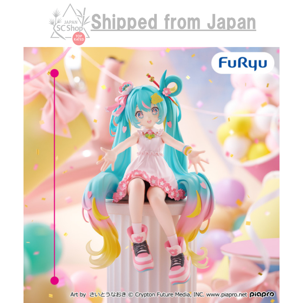 ୨୧専用となります(棚୨୧) PSL Hatsune Miku Series Noodle Stopper Figure 10th Anniversary NEW