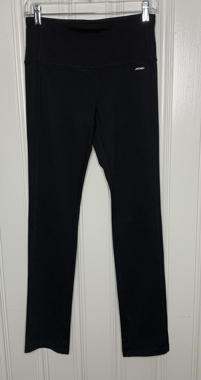 Jockey Leggings Womens Small Black Active Full Length… Gem