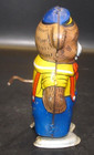 VINTAGE J. CHEIN MADE IN USA TIN TOY WINDUP WALKING BEAR  works! Great Colors — photo 5
