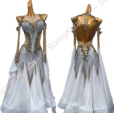 jz Handmade Women Samba Ballroom Swing Salsa Rumba Latin Dance Dress RHYTHM