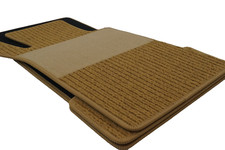 $$$ Rips Fußmatten passend für Mercedes Benz W221 V221 LANG + dattel/bambus  NEU