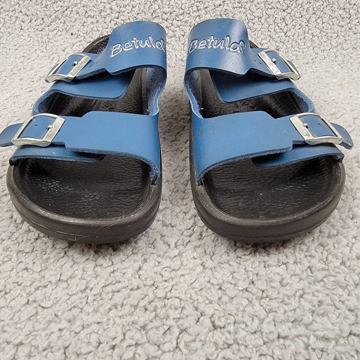 Birkenstock Betula Two Strap Rubber Sandals Womens 9 Mens 7water