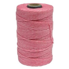Irish Waxed Linen Thread Lt Rose 43670 50gr,100y Pink 4Ply Jewelry Cord Crawford