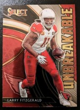 2020 Panini Select Football Larry Fitzgerald Unbreakable #U22 Arizona Cardinals