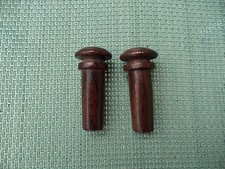 2 - Viola End Pins Rose wood New Viola Parts