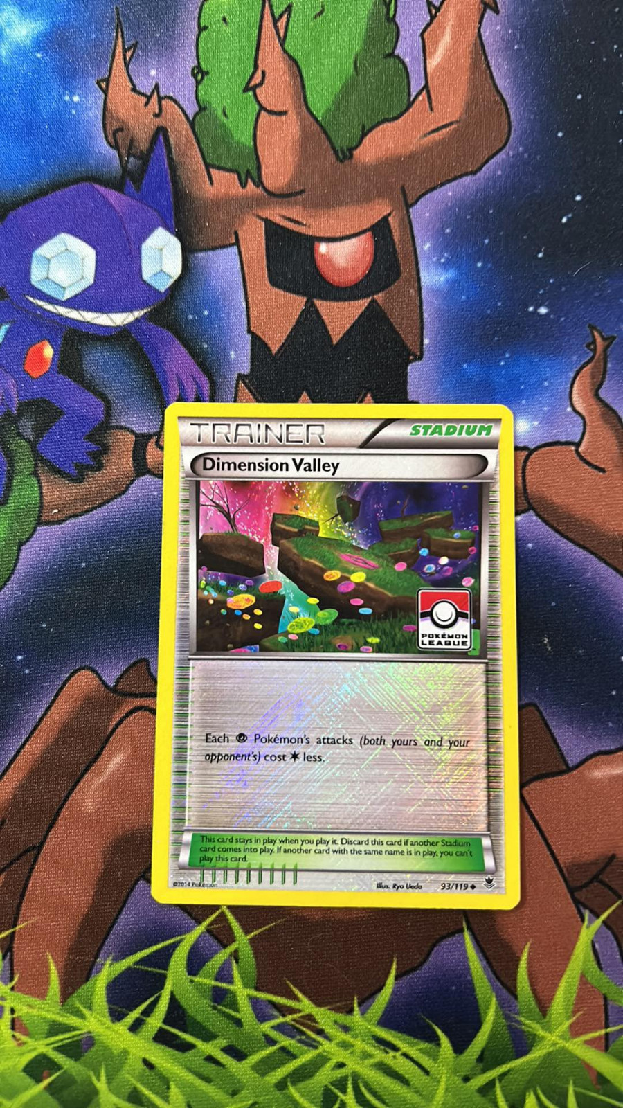 Dimension Valley 93/119 Phantom Forces XY League Promo Pokemon Card LP