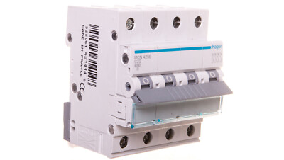 HAGER POLO Leitungsschutzschalter 4P C 25A 6kA AC MCN425E