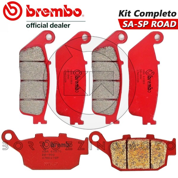 BremsbelÄGe Brembo Vorne + Hinten Triumph Street Triple 675 2013-2014-image