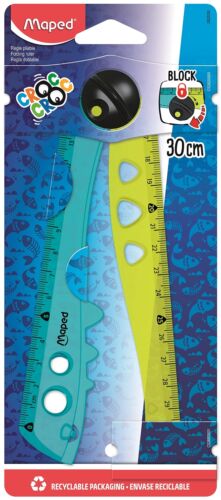 Maped - Folding Croc Croc Ruler - Can be Used Open or Closed - Lock to fix The O - Picture 1 of 6