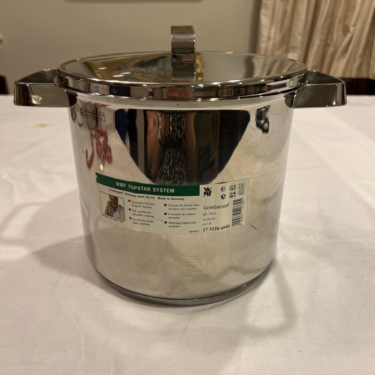 WMF Topstar System iconic - Pot ø CMS 20 with Lid - Stainless