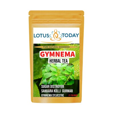Gymnema Kräutertee 100 % reiner Gurmar Blatt Detox Diabetiker Diät Gewichtsverlust 21 Tee