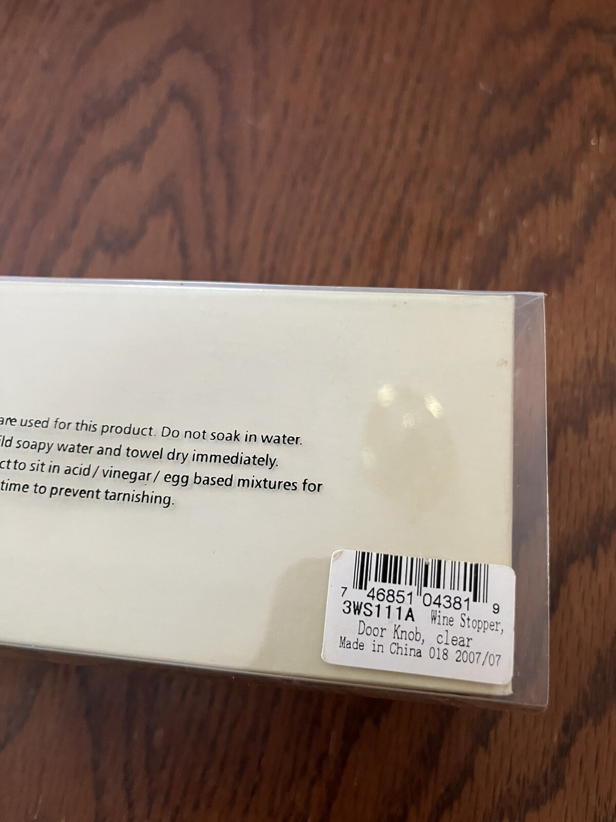 Mango Moon Collection Crystal Diamond Shape Glass Wine Bottle Stopper