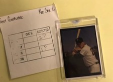 Tony Conigliaro 1970 Topps Vault Card 1/1 Negative Not Used Boston Red Sox Tony Conigliaro 1970 Topps Vault Card 1/1 Negative Not Used Boston Red Sox