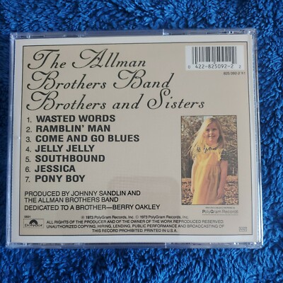 CD) THE ALLMAN BROTHERS BAND - Brothers And Sisters / Japan / 825