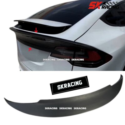 Unpainted FRP New Style Rear Spoiler Wing Fits Model X Utility 4-Door 2016-2023