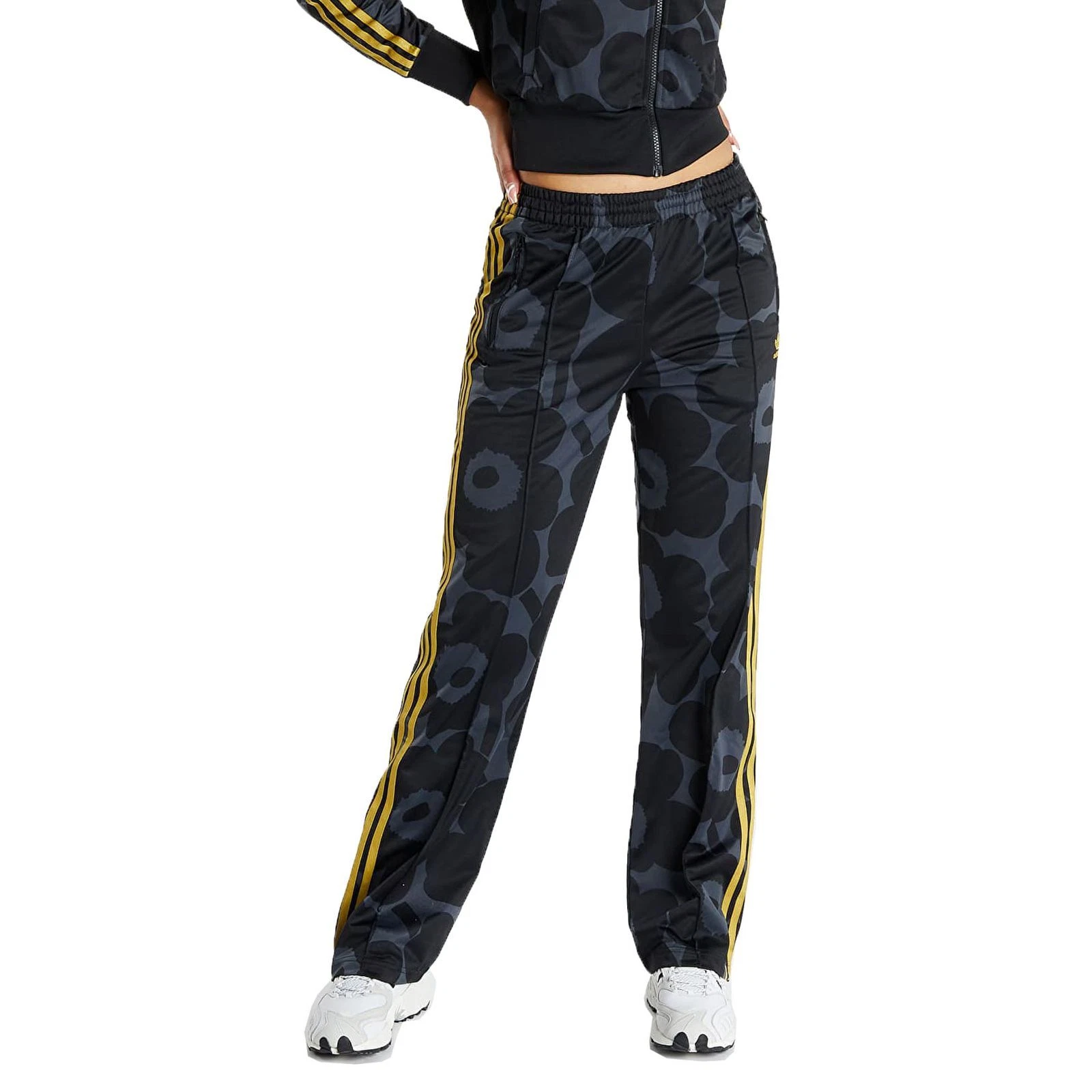 Adidas X Marimekko Track Pants Firebird Training Pants Black Gold