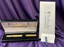 PEMBROOKE Fine Writing Instruments FOUNTAIN PEN NIB Blue Ink Carriage NIB Size?