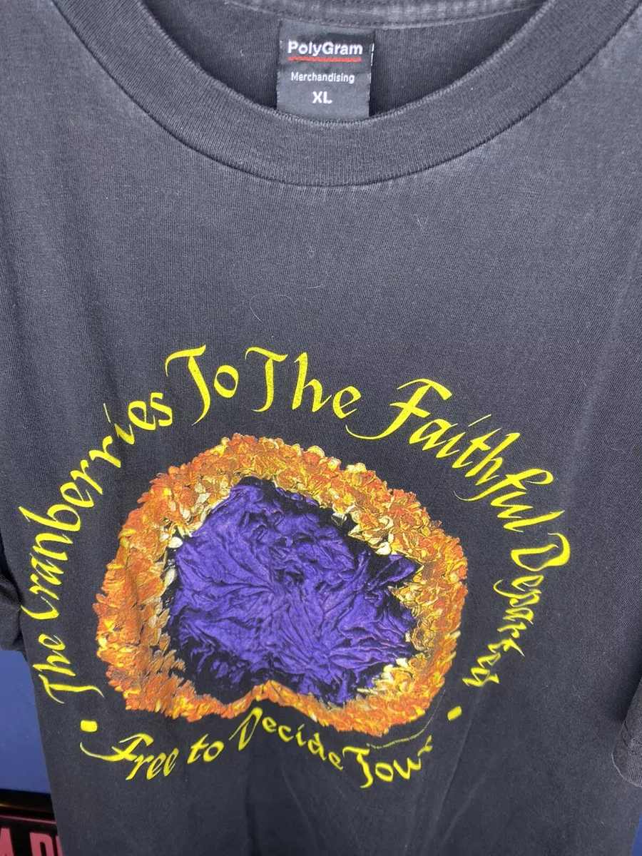 Vintage The Cranberries T Shirt 1996 Free To Decide Tour Mens XL Vtg 90s