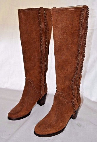 Para mujer Frye Bella Flor tirar-en roya parda Botas 5 1/2 M | eBay