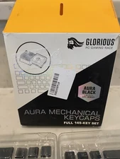 GLORIOUS PC GAMING RACE MECHANICAL KEYCAPS FULL 145 KEY SET AURA BLACK