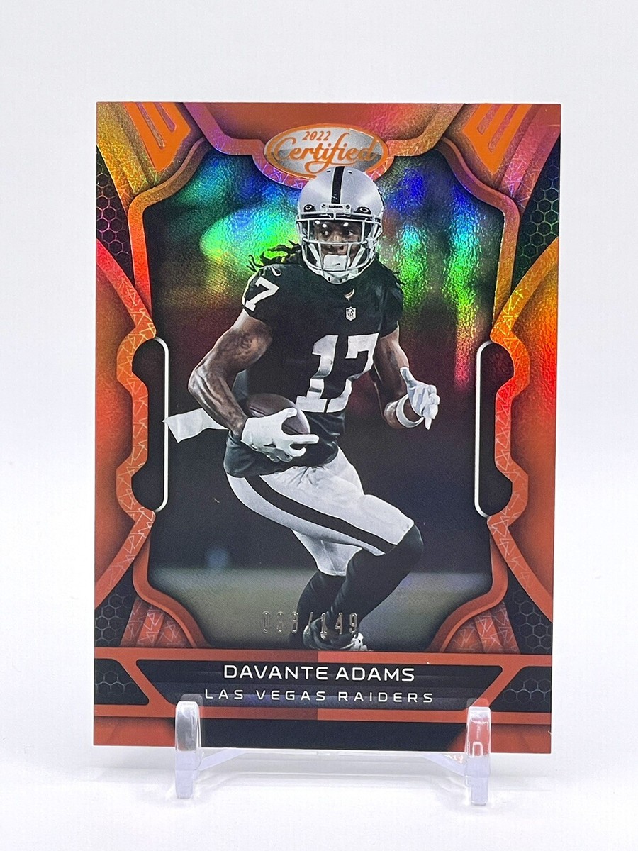 NFLカード Davante Adams 世界1枚限定 2022 Panini Certified | Davante Adams | Orange /149 SP | Las
