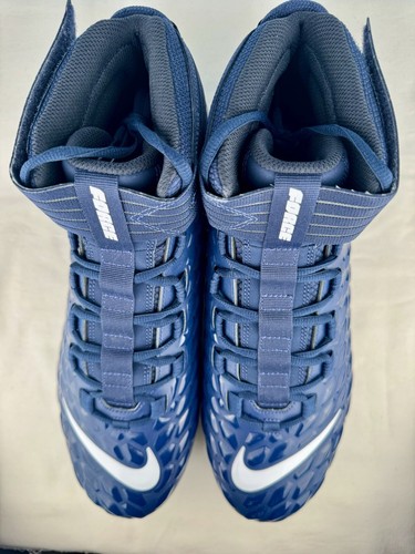 Nike Force Savage Pro 2 Football Cleats Navy White Size Mens Size 16 - Picture 6 of 9