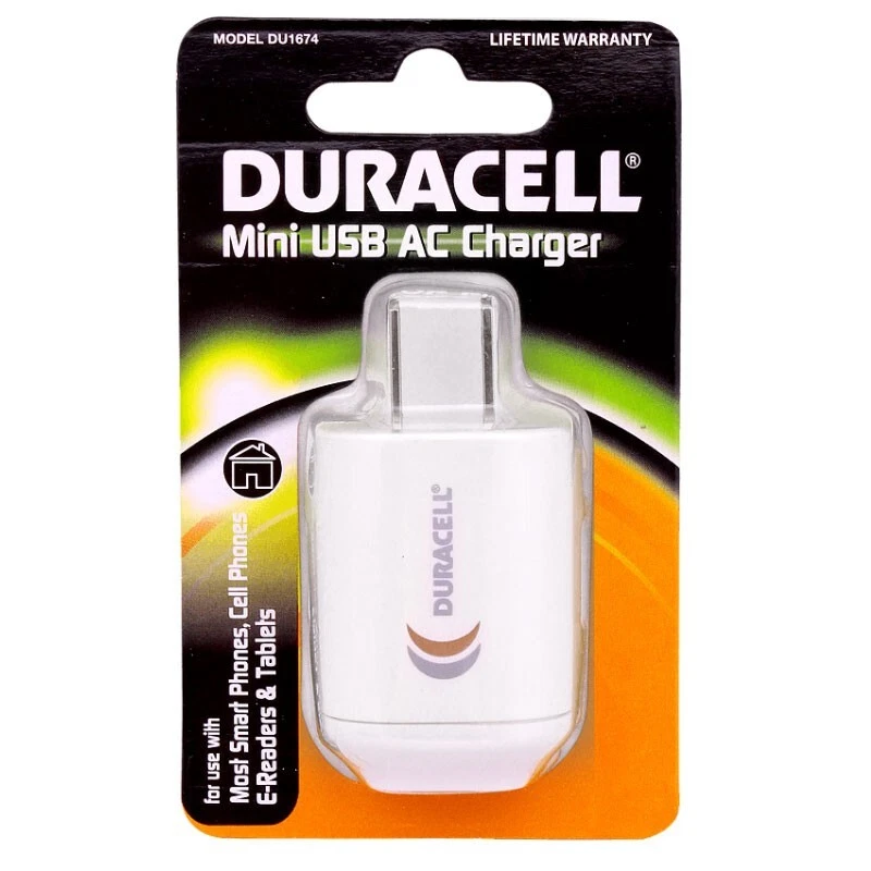 Duracell White USB AC Charger Power Adapter for Phones Tablets - Image 2 of 4