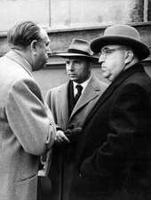 Ezio Vanoni Adone Zoli Silvio Gava Ministers Economy Finances duri- Old Photo 2