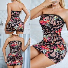 Sexy Women Backless Tube Dress Bodycon Clubwear Party Cocktail Lady Mini Dress