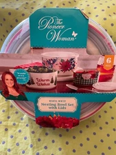 The Pioneer Woman Floral Medley 6-Piece Round Nesting Bakeware BRAND NEW