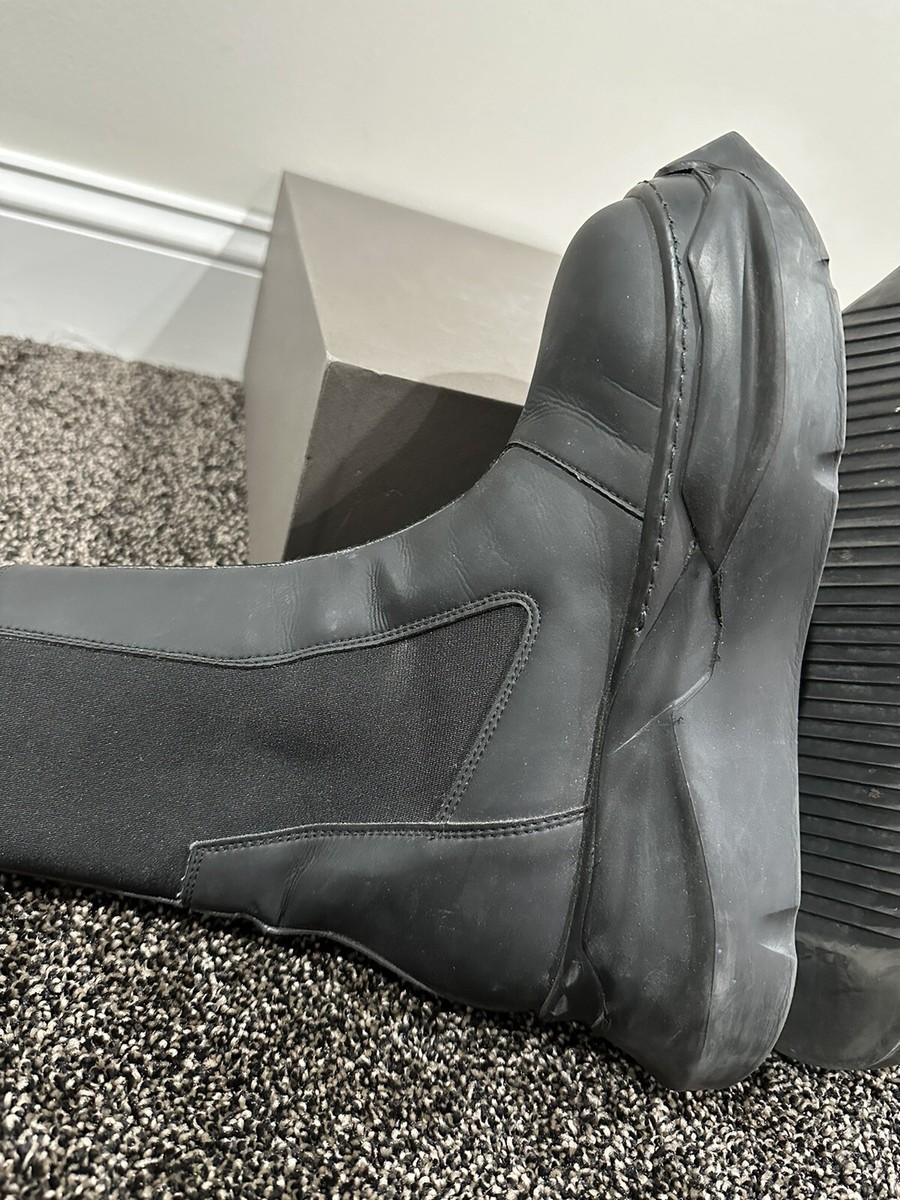 Rick Owens Drkshdw Abstract Beatle Bozo Black Boots | eBay Rick Owens Drkshdw Abstract Beatle Bozo Black Boots | eBay