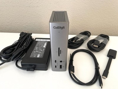 CalDigit TS4 Thunderbolt 4 Dock Pro 18 Ports Docking Station w/ 2 DP Cables