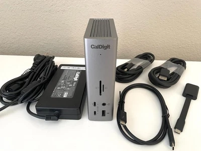 CalDigit TS4 Thunderbolt 4 Dock Pro 18 Ports Docking Station w/ 2 DP Cables - Image 1 of 4