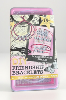 DIY Friendship Bracelets - Makes Up To 15 Bracelets - Make, Create & Share / New