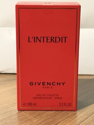 L'INTERDIT by GIVENCHY 3.3 oz /100 ml Eau de Toilette Spray for Women. NIB.