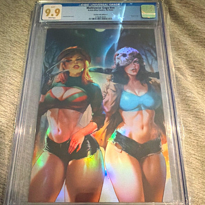 Multiverse Saga #nn CGC 9.9 Artist Alley Slasher Foil Variant A  4756463033
