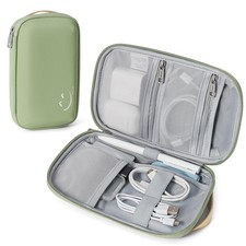 Travelkin Travel Cord Organizer, Small Electronic Small, 2-Avocado Green