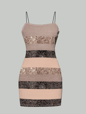 Bodycon Dress Sexy Trendy Cocktail Evening Club Stylish Stretch Dress Women's