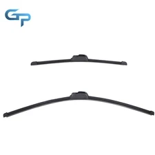 Primered 2 Pack 26" & 17" INCH Bracketless Windshield Wiper Blades Left & Right