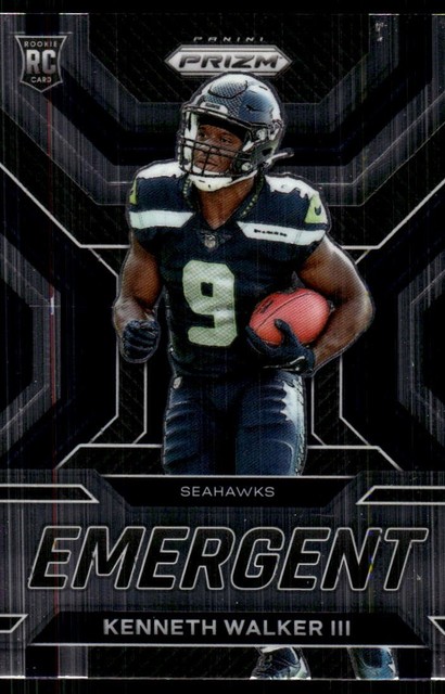 Kenneth Walker III 2022 Panini Prizm #E-12 Seahawks FREE SHIPPING StackedPacks