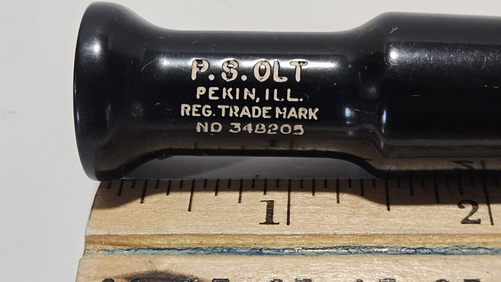 Vintage P.S. Olt Crow Call 348205 Pekin Ill.