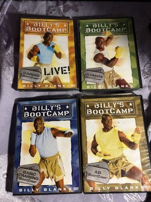 Billy s Bootcamp DVDs Lot Of 4 Billy Blanks