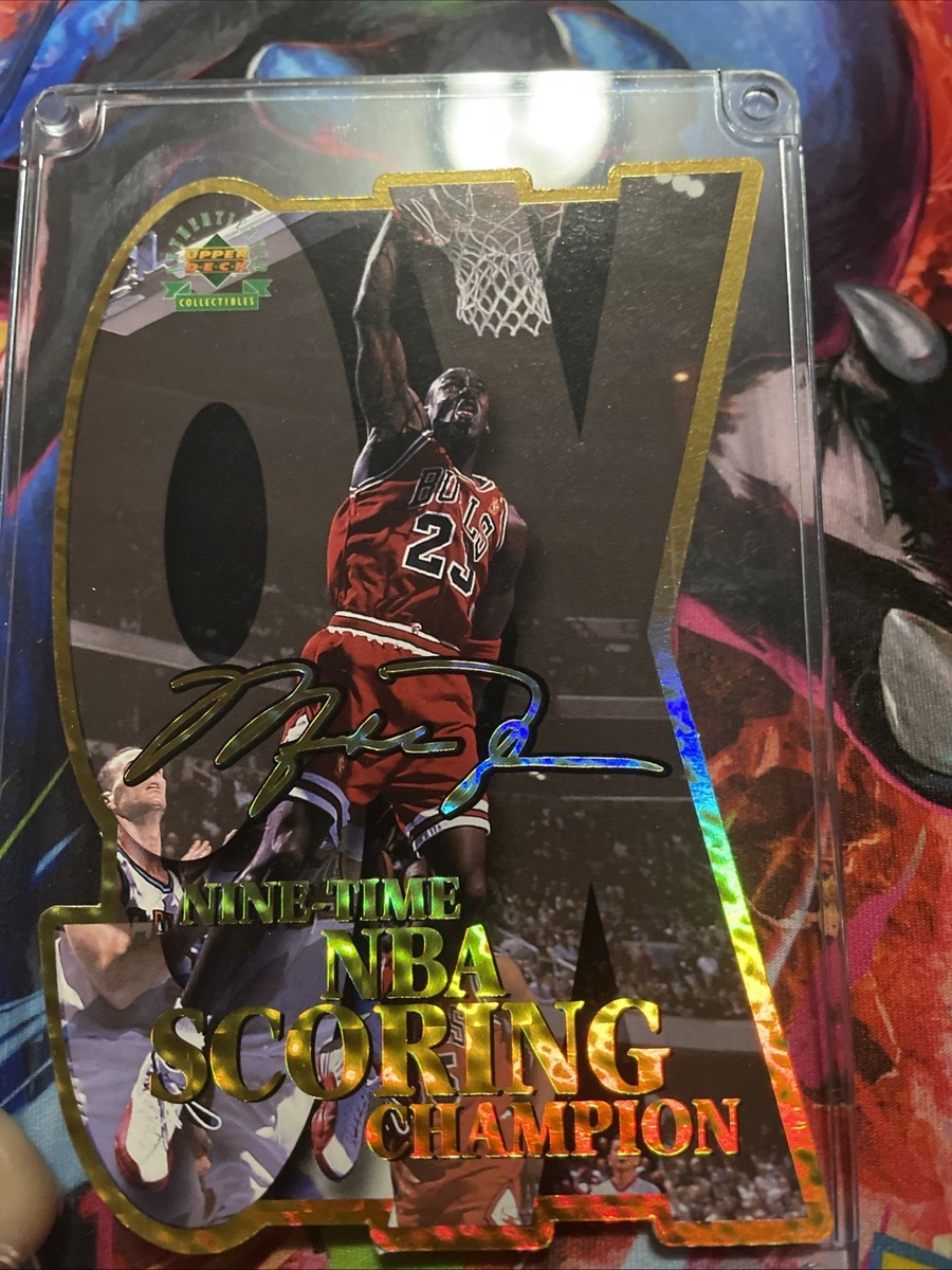 ☆Micky°ʚɞ°★　JDCプロモ 超竜ザシャック PSA9 1997 Upper Deck-9x Time Scoring Champion Michael Jordan-Jumbo