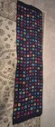 Echo Silk Black Scarf With Colorful Squares — photo 1