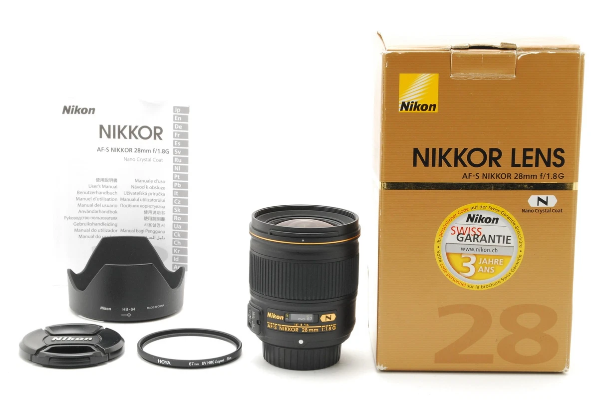 Nikon f/1.8 Camera Lenses 28mm Focal for sale | eBay